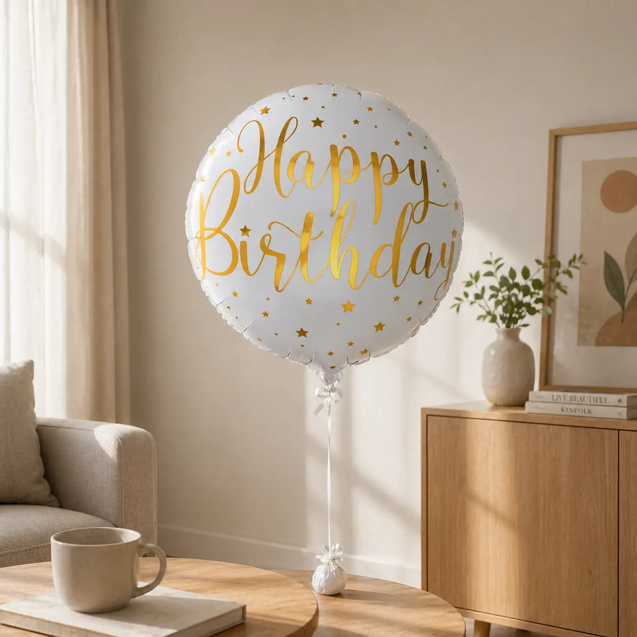 Foil Balloon Happy Birthday 45cm