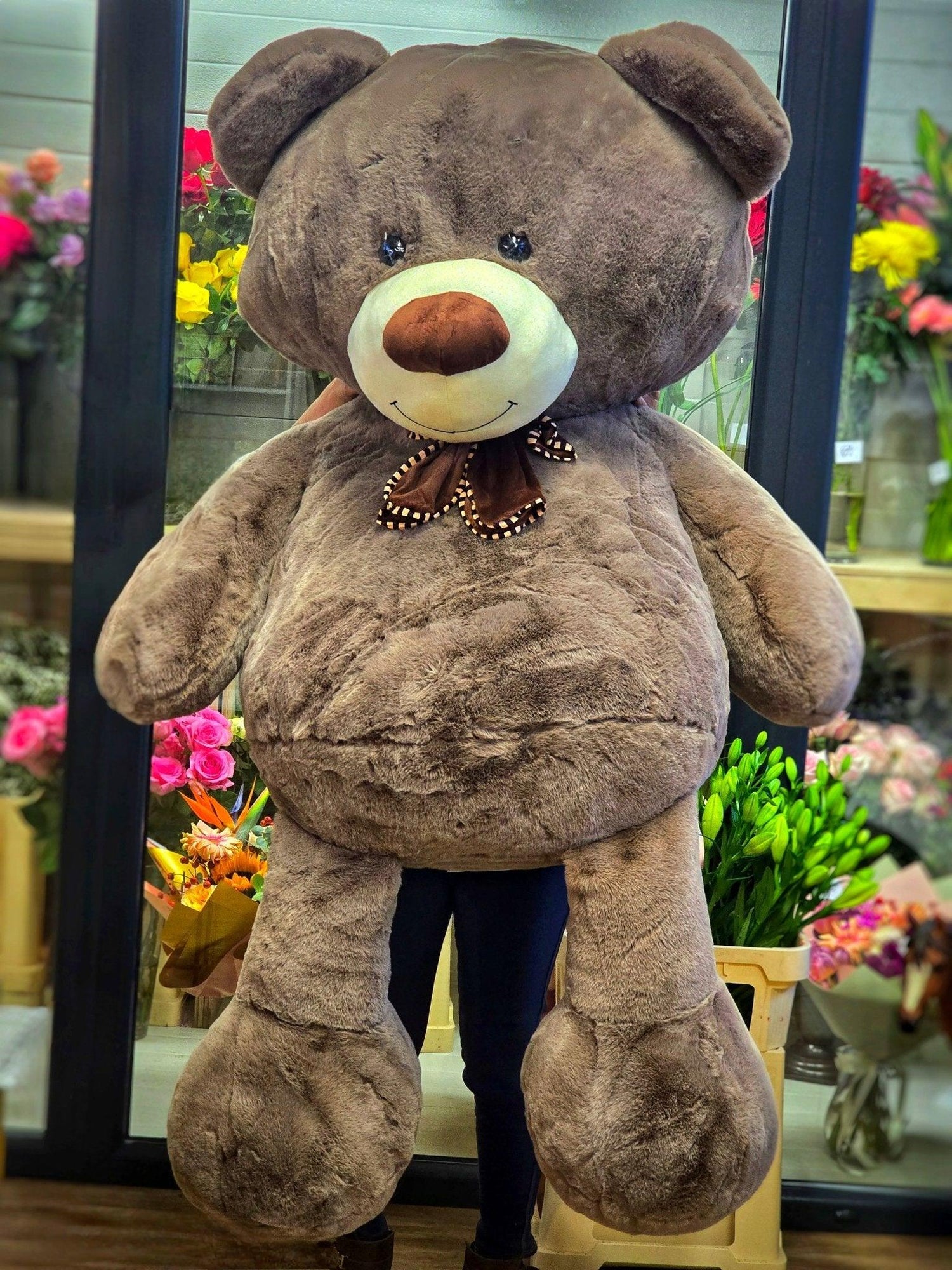 Hnědý medvídek 160cm - Černá Růže