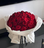 Kytice 51 rudých růží z Ekvádoru 70cm - Černá Růže
