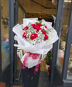 Kytice nádherná rudých růží z Ekvádoru - Černá Růže