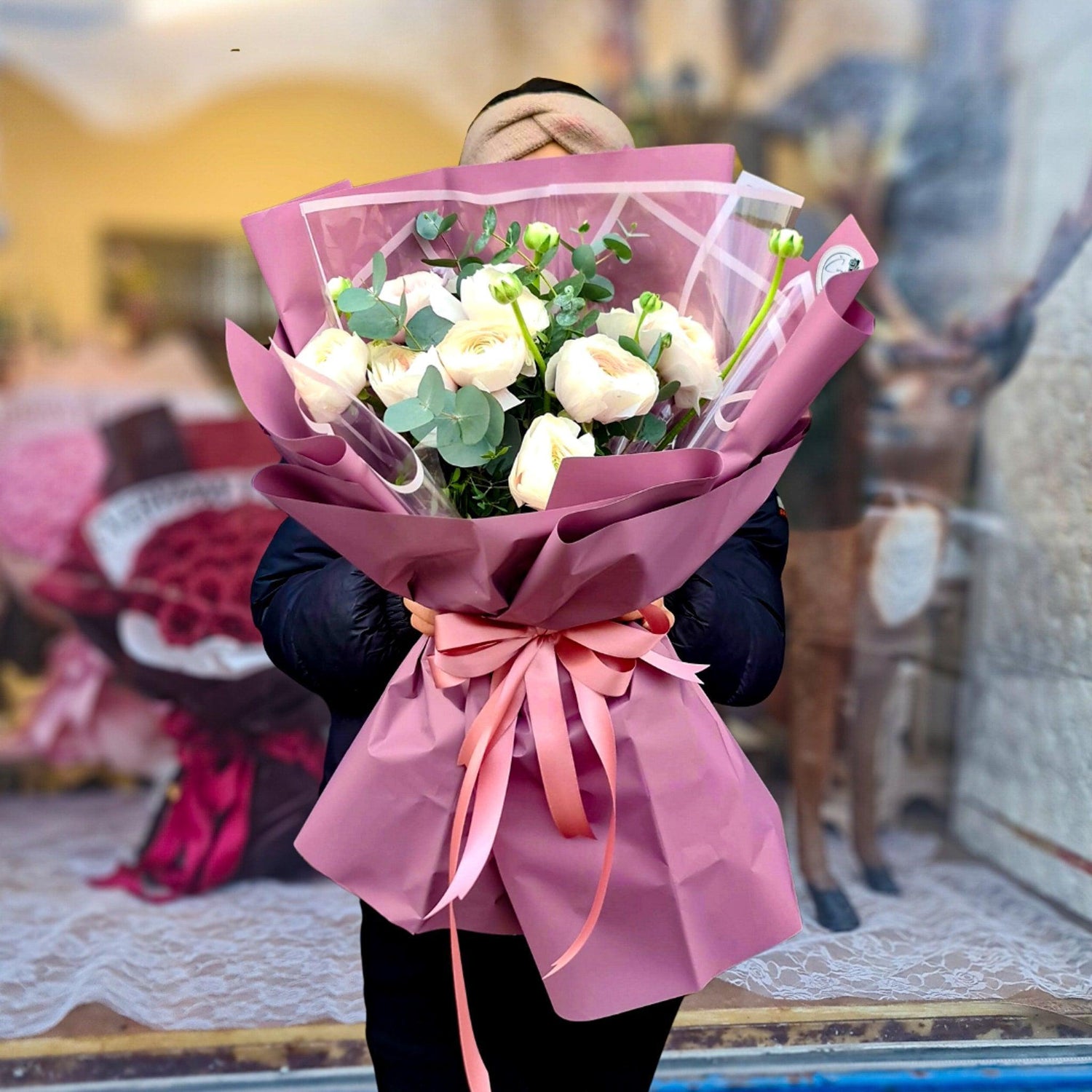 Kytice ranunculus (pryskyřníky) - Černá Růže