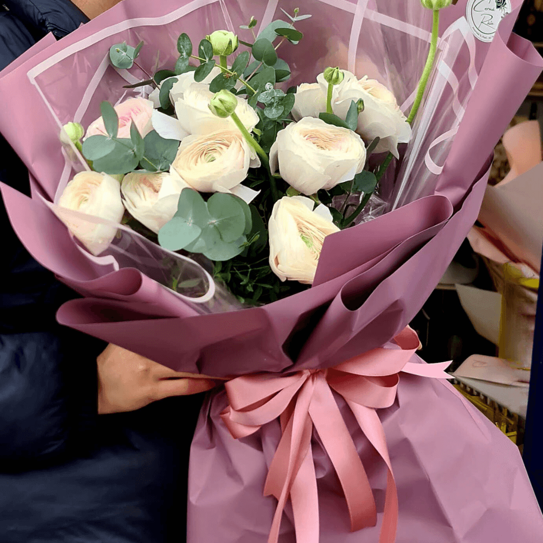 Kytice ranunculus (pryskyřníky) - Černá Růže