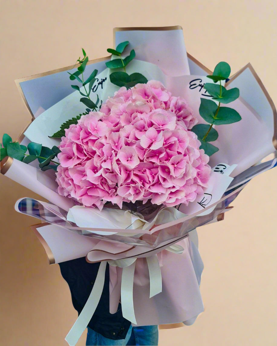 Kytice Růžových Hortenzií - rosafe