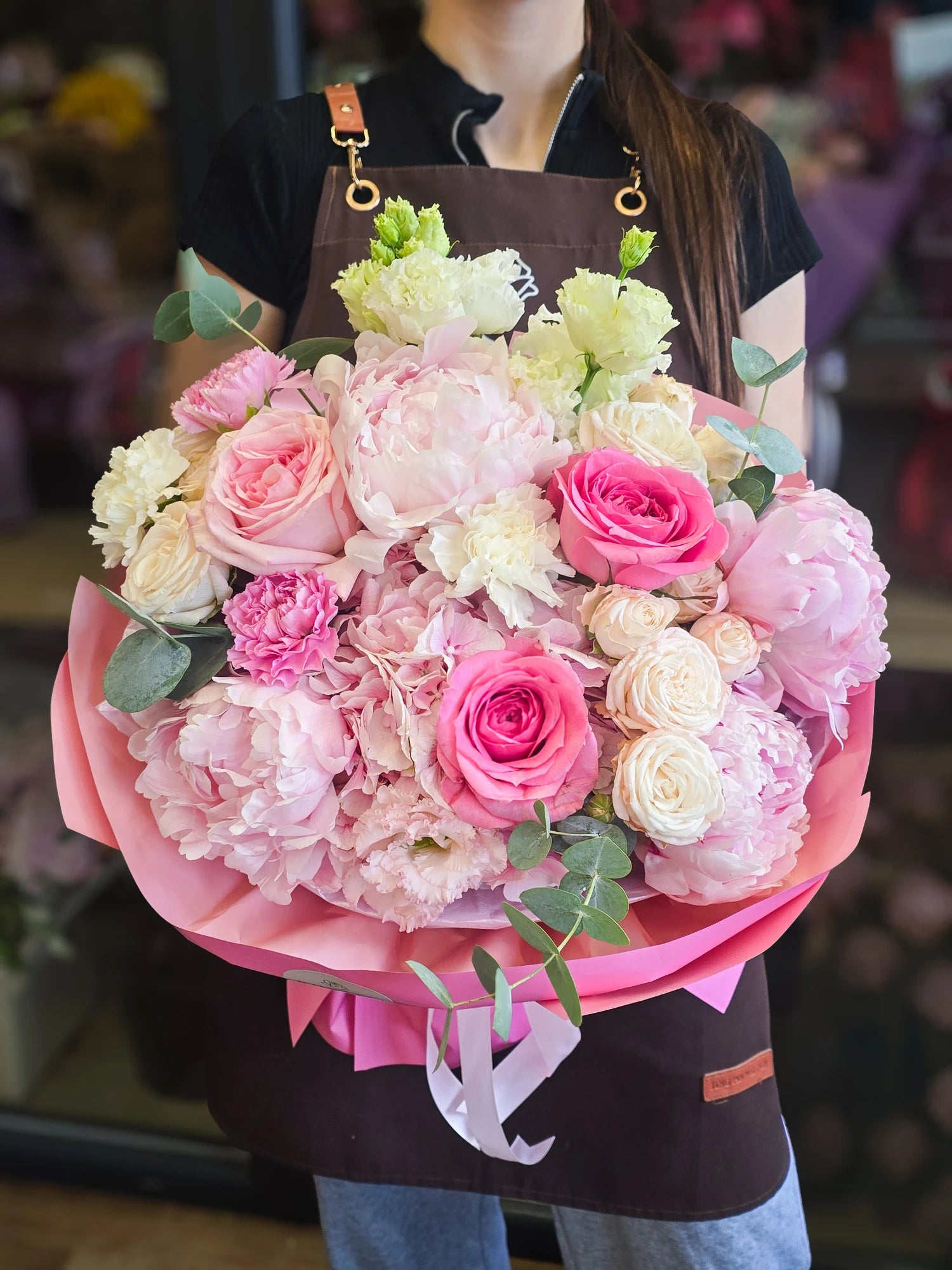 Kytice Pink Peony Dream
