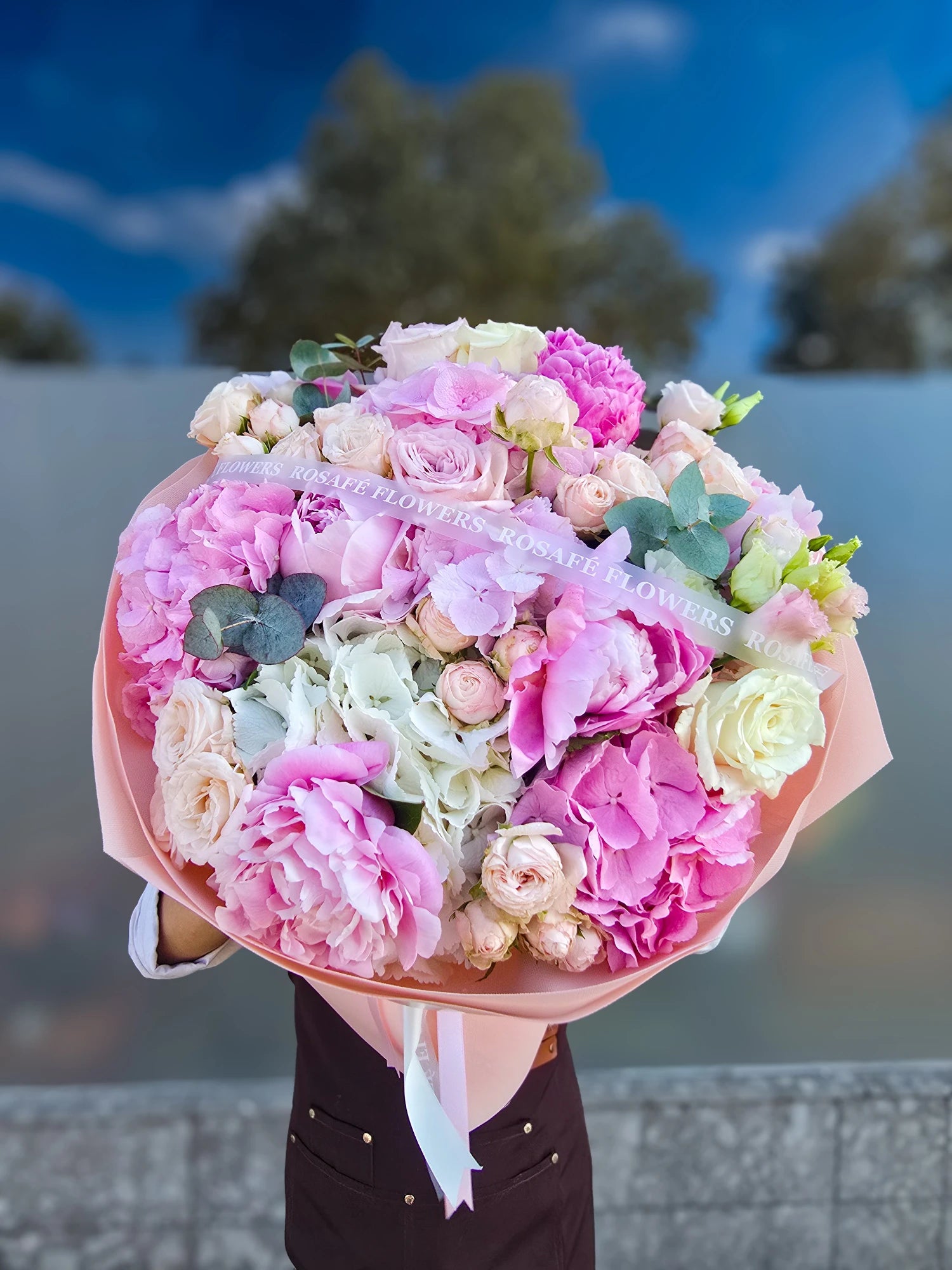 Kytice Pink Peony Dream