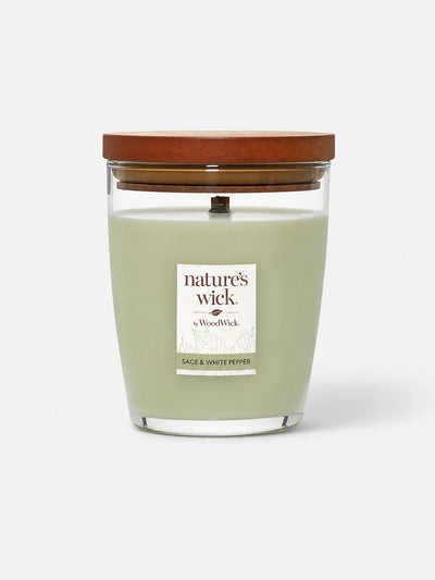 WoodWick svíčka Sage & White Papper 284g