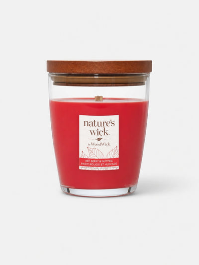 WoodWick Vonná svíčka Redberry & Nutmeg 284g