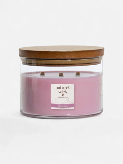 WoodWick Vonná svíčka Woodland Rose 433g