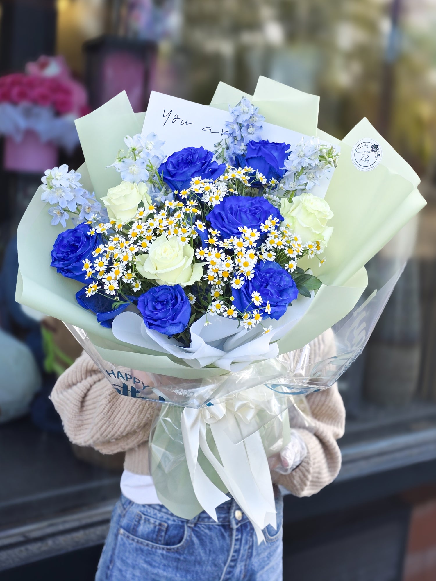 Bouquet forever in memory